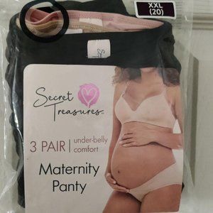 Secret Treasures Maternity Panty 3 pair XXL (20) NIP
